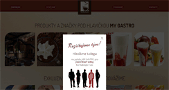 Desktop Screenshot of mygastro.cz